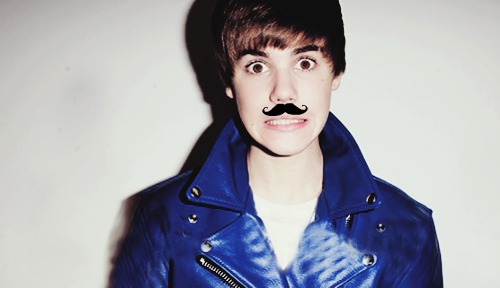 Justin Bieber mustasch