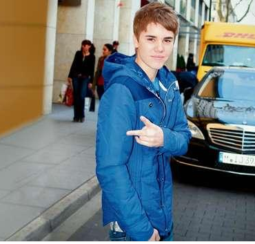 Justin Bieber framme i Tyskland