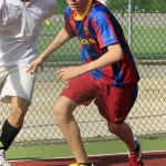 Justin Bieber spelar fotboll i Madrid