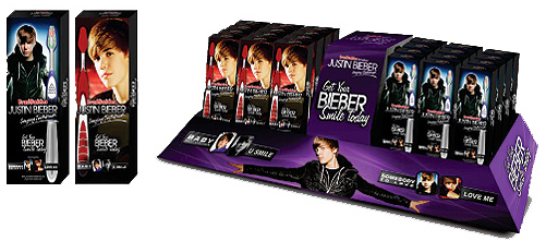Justin Bieber tandprodukter