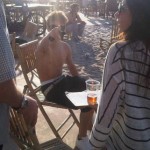 Justin Bieber i Tel Aviv, Israel: På stranden