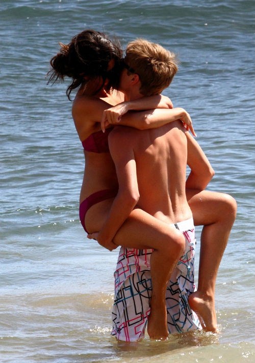 Justin och Selena på semester i Hawaii