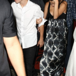 Justin Bieber och Selena Gomez @Copa Club i Rio de Janeiro