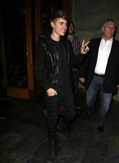 Bild på Justin Bieber i LA