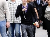 Bieber vinkade åt fans i Paris