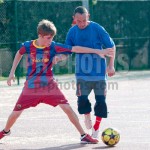 Justin Bieber spelar fotboll i Madrid