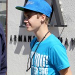 Justin Bieber & Ryan Butler shoppar på Armani