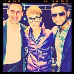 Instagram-bild på Justin, Scooter och Usher