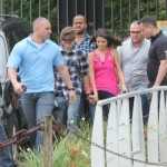 Justin Bieber och Selena Gomez åker helikopter i Brasilien