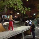 Justin Bieber skatar @ studion i Miami