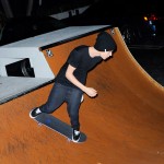 Justin Bieber åker skateboard @ studion i Miami