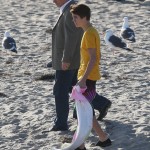 Justin, Selena, Jaxon, Jazmyn & Jeremy på Malibu Beach
