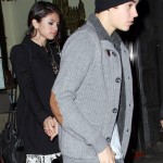 Justin och Selena äter på thairestaurang på Manhattan
