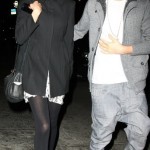 Justin och Selena på thairestaurang på Manhattan